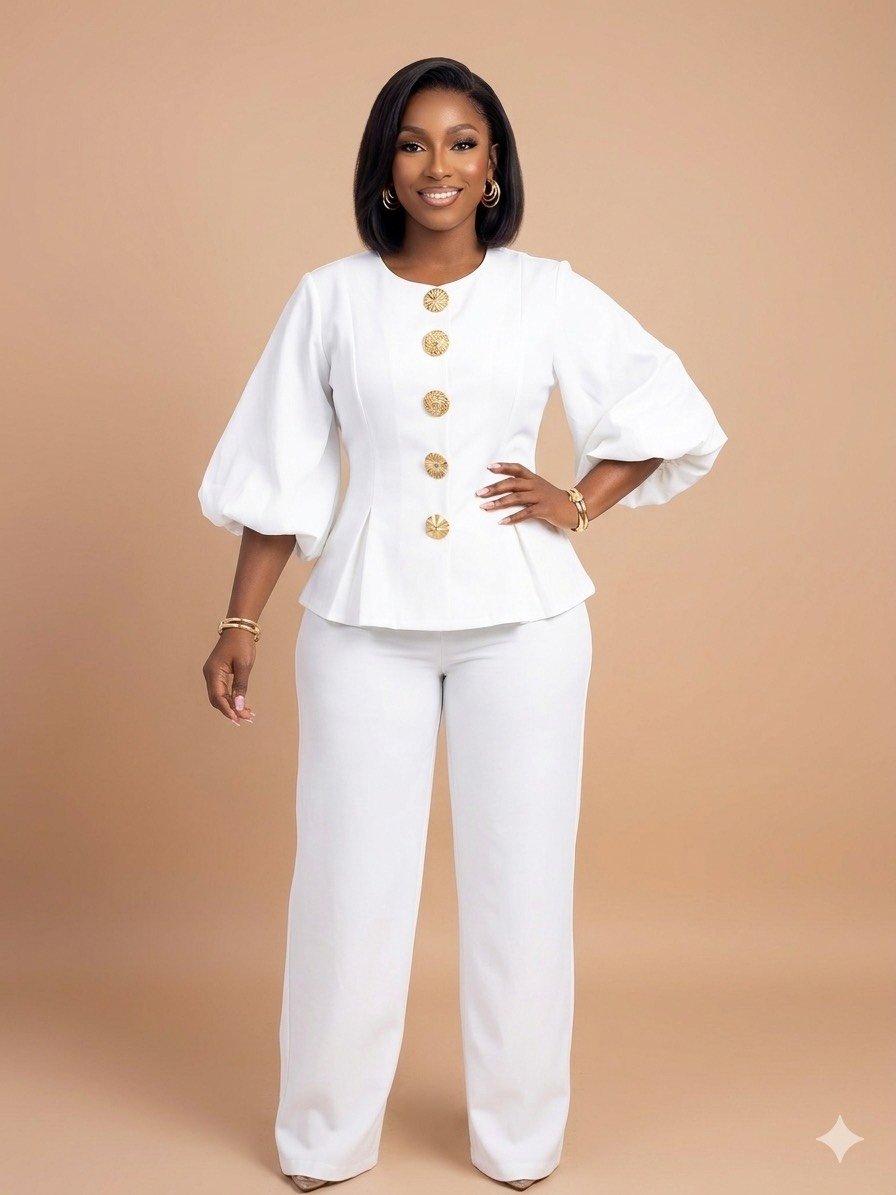 The Empress Peplum Set - Image 3
