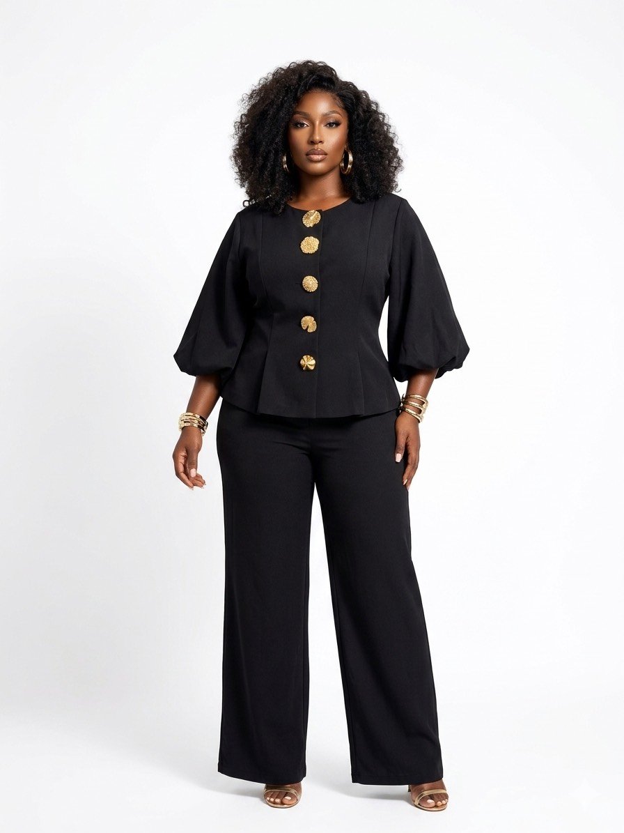 The Empress Peplum Set - Image 4